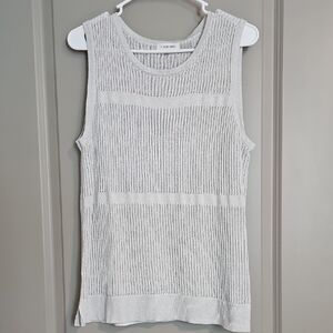Calvin Klein Sleeveless Shimmery Top